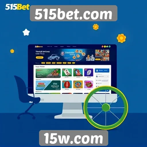 Acessibilidade e design do site 515bet.com